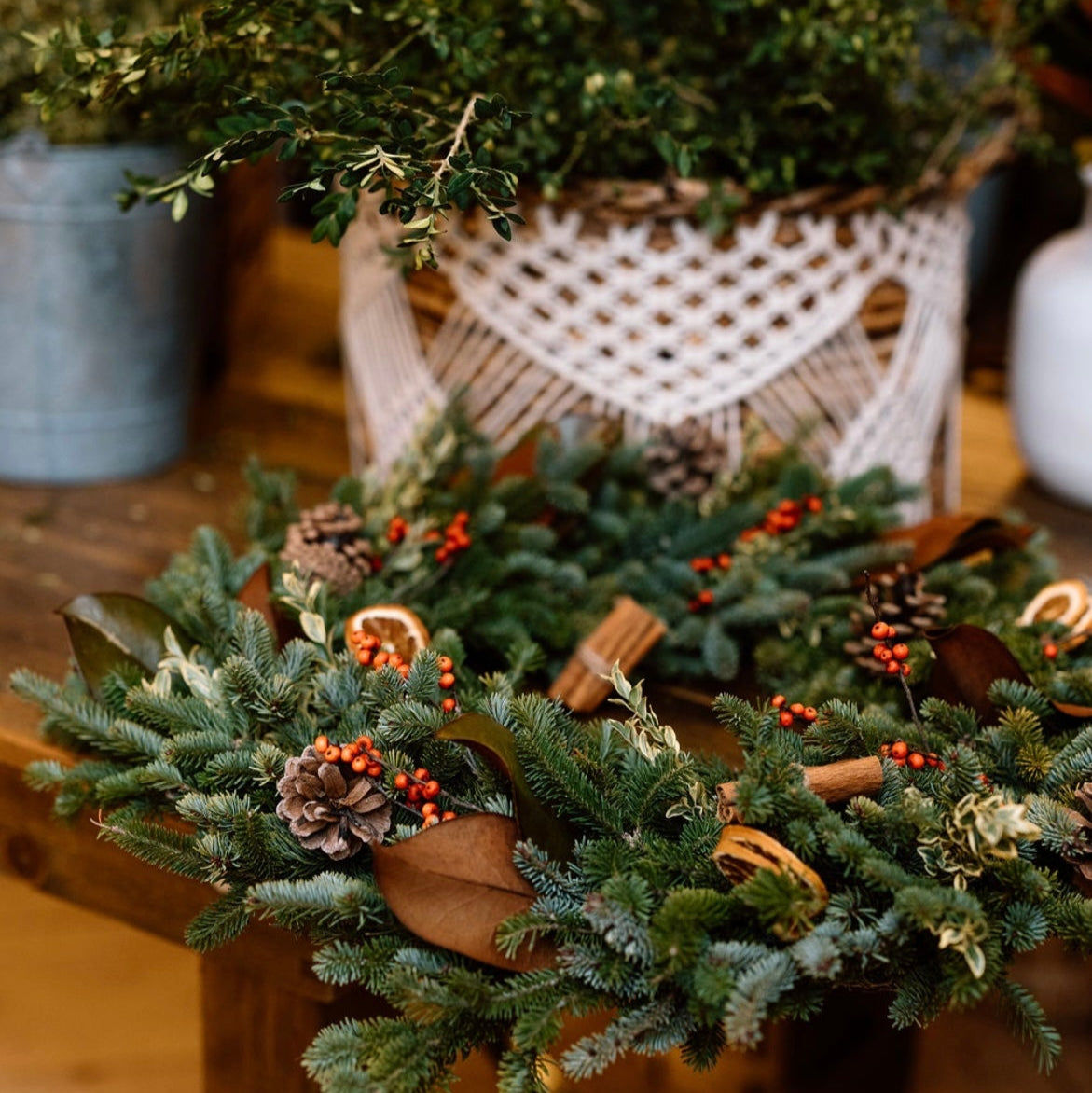 Holiday Wreath Workshop - November 23rd
