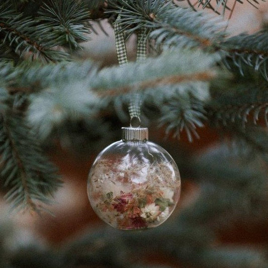 Glass Flower Ornament